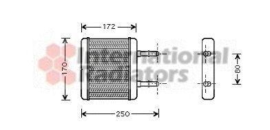 Heat Exchanger, interior heating 60826137