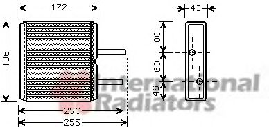 Heat Exchanger, interior heating 60526080