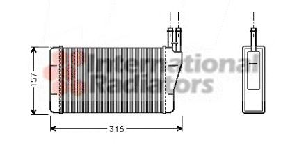 Heat Exchanger, interior heating 60376004