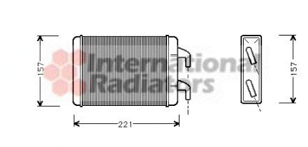 Heat Exchanger, interior heating 60376007