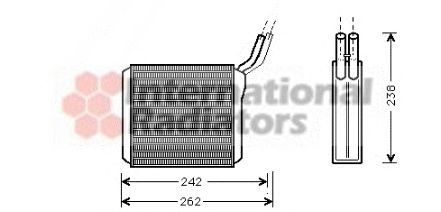 Heat Exchanger, interior heating 60376205