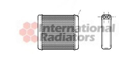 Heat Exchanger, interior heating 60376206