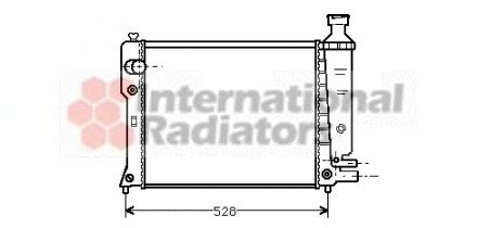 Radiator, engine cooling 60402092