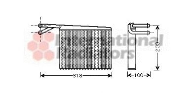 Heat Exchanger, interior heating 60306372