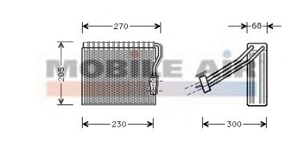 Verdamper, airconditioning 6030V051