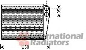 Permutador de calor, aquecimento do habitáculo 60306465