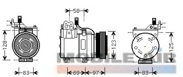 Compressor, airconditioning 6082K198