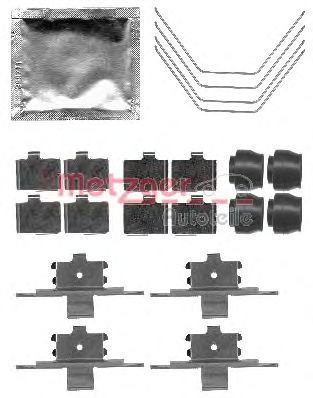 Accessory Kit, disc brake pads 109-1791