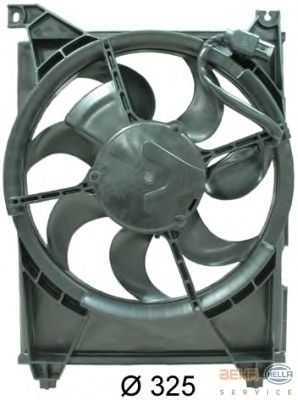 Ventilator, condensator airconditioning 8EW 351 034-701