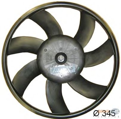 Fan, motor sogutmasi 8EW 351 041-661