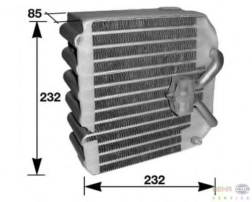 Evaporator, air conditioning 8FV 351 210-361