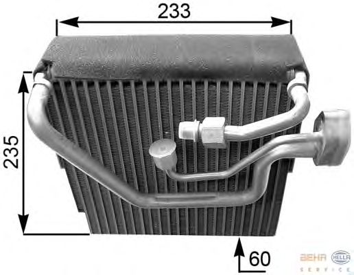 Evaporateur climatisation 8FV 351 210-651