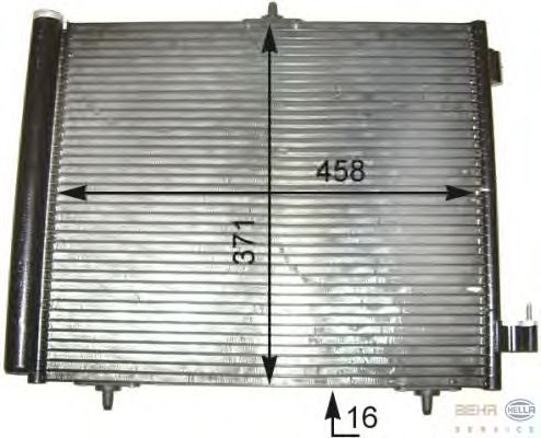 Condensator, airconditioning 8FC 351 303-541