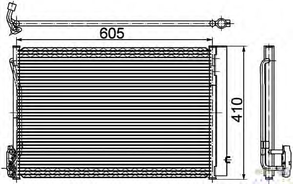 Condensator, airconditioning 8FC 351 309-511