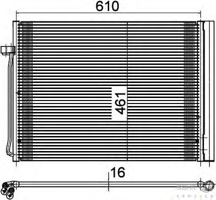 Condensator, airconditioning 8FC 351 309-711