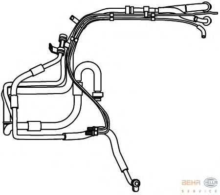 High-/Low Pressure Line, air conditioning 9GS 351 337-581