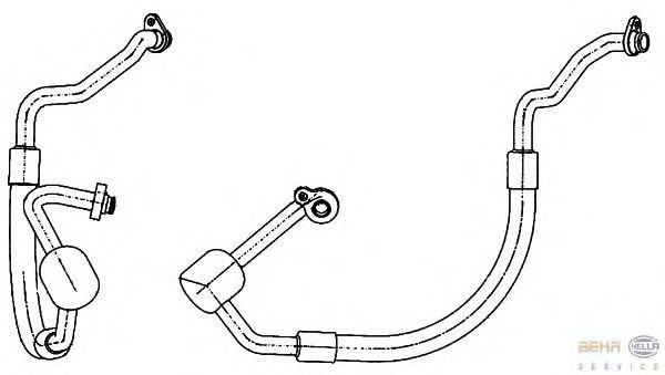 Low Pressure Line, air conditioning 9GS 351 338-511