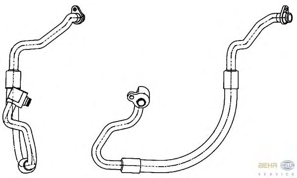 Low Pressure Line, air conditioning 9GS 351 338-601