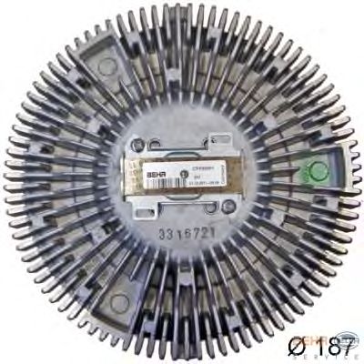 Clutch, radiator fan 8MV 376 757-701