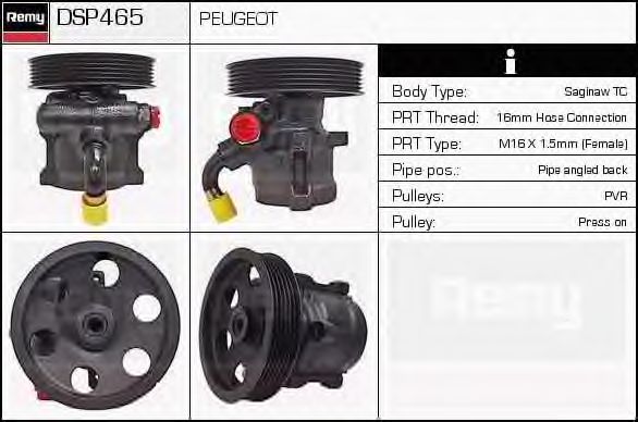 Hydraulic Pump, steering system DSP465