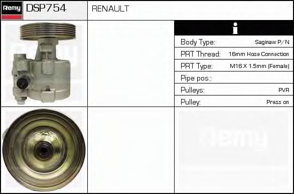 Hydraulic Pump, steering system DSP754