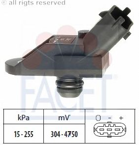 Air Pressure Sensor, height adaptation; Sensor, intake manifold pressure 10.3013