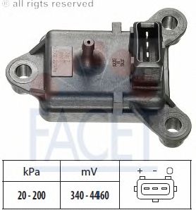 Air Pressure Sensor, height adaptation; Sensor, intake manifold pressure 10.3017
