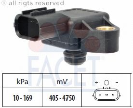 Air Pressure Sensor, height adaptation; Sensor, intake manifold pressure 10.3026