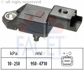 Air Pressure Sensor, height adaptation; Sensor, intake manifold pressure 10.3034