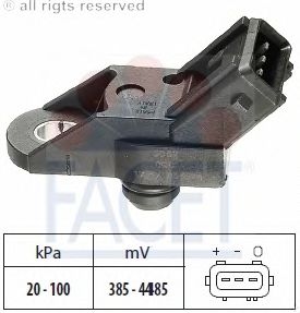 Air Pressure Sensor, height adaptation; Sensor, intake manifold pressure 10.3062