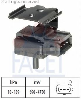 Air Pressure Sensor, height adaptation; Sensor, intake manifold pressure 10.3068