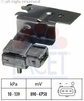 Air Pressure Sensor, height adaptation; Sensor, intake manifold pressure 10.3069