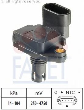 Air Pressure Sensor, height adaptation; Sensor, intake manifold pressure 10.3085