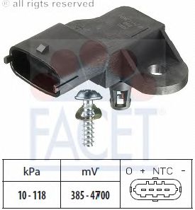 Air Pressure Sensor, height adaptation; Sensor, intake manifold pressure 10.3091