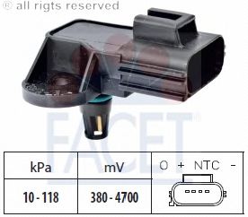 Air Pressure Sensor, height adaptation; Sensor, intake manifold pressure 10.3100