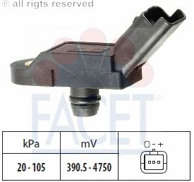 Air Pressure Sensor, height adaptation; Sensor, intake manifold pressure 10.3164