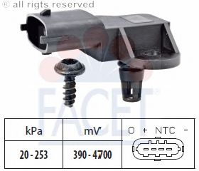 Air Pressure Sensor, height adaptation; Sensor, intake manifold pressure 10.3176