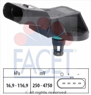 Lufttrykssensor; Sensor, sugerørstryk 10.3226