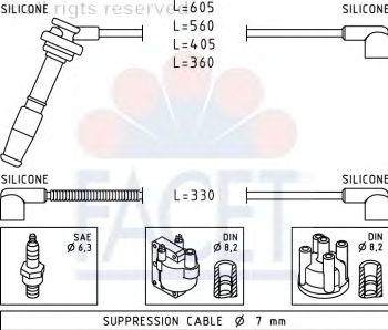 Ignition Cable Kit 4.8609