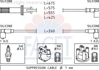 Ignition Cable Kit 4.8650