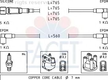 Ignition Cable Kit 4.8727