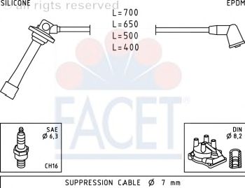 Ignition Cable Kit 4.8884