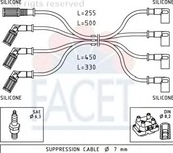 Ignition Cable Kit 4.8887