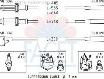 Ignition Cable Kit 4.9376