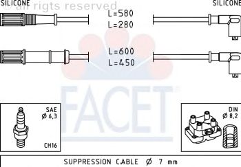 Ignition Cable Kit 4.9451