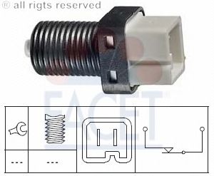 Выключатель фонаря сигнала торможения; Выключатель, привод сцепления (Tempomat); Выключатель, привод сцепления (управление двигателем) 7.1217