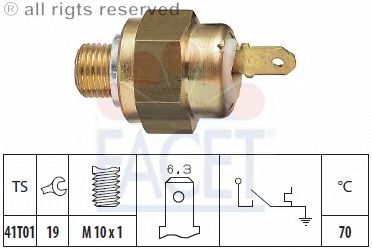 Temperature Switch, coolant warning lamp 7.4100