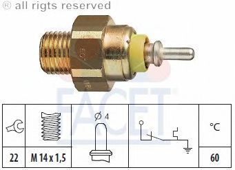 Temperature Switch, coolant warning lamp 7.4120