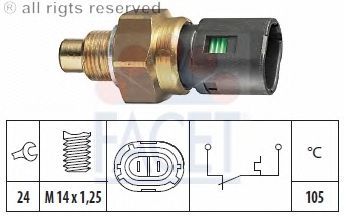 Temperature Switch, coolant warning lamp 7.4126