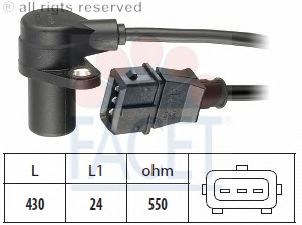 Sensor, crankshaft pulse; Pulse Sensor, flywheel 9.0159